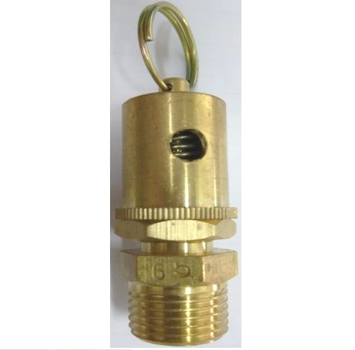 Heavy duty brass safety valve 