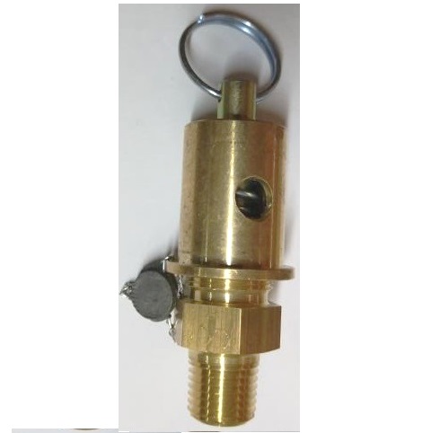 Inter-stage safety valve with lock nut