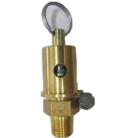Heavy duty inter-stage safety valve with lock nut